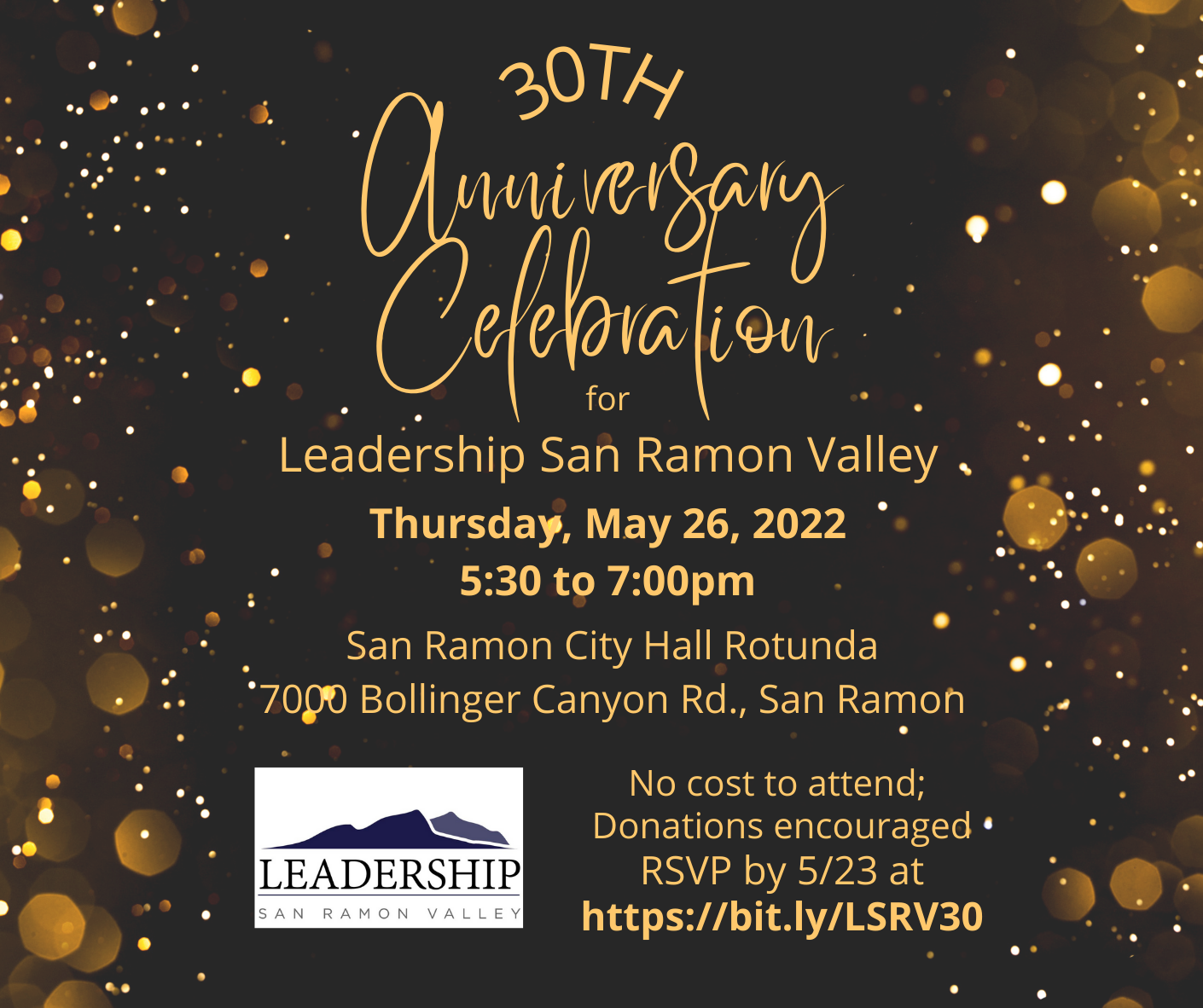 30th Anniversary Celebration @ San Ramon City Hall Rotunda